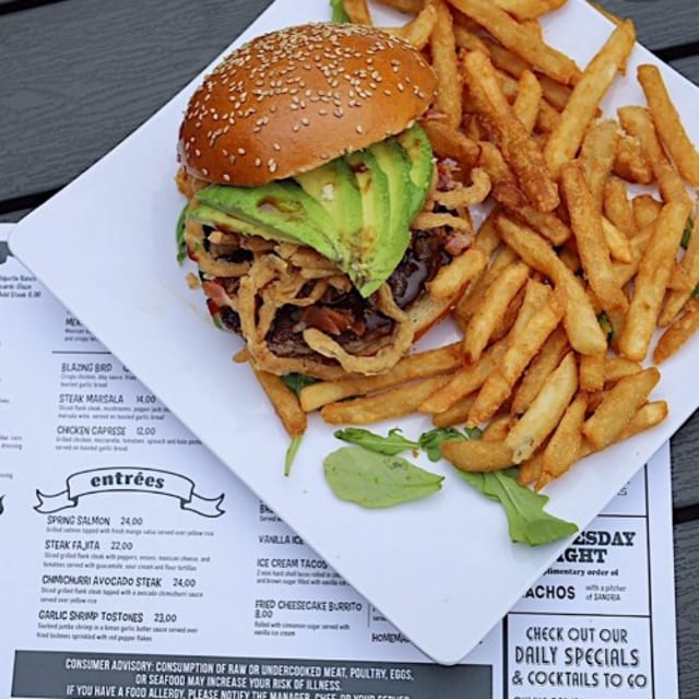 Smoked BBQ Burger.