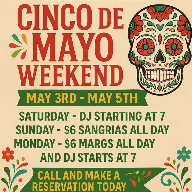 Cino De Mayo Weekend 