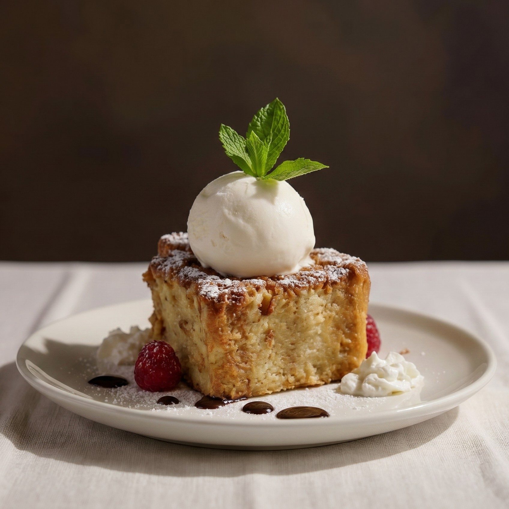 Housemade Churro Bread Pudding.