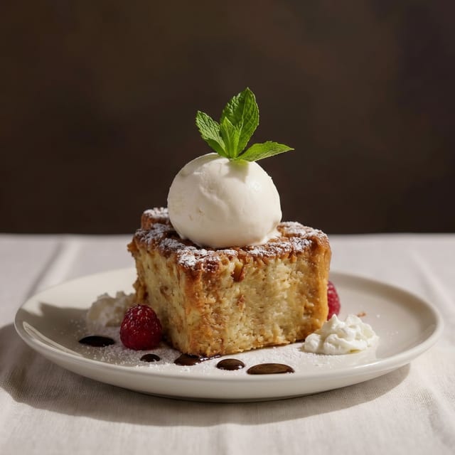 Housemade Churro Bread Pudding.