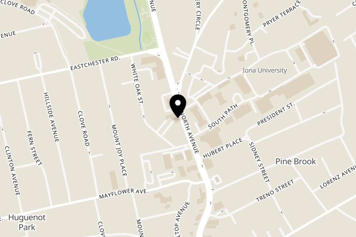 Map showing the location of Westchester Taco Grill on 712 North Ave in New Rochelle